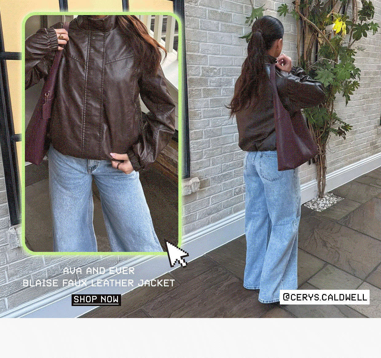 Blaise Faux Leather Jacket