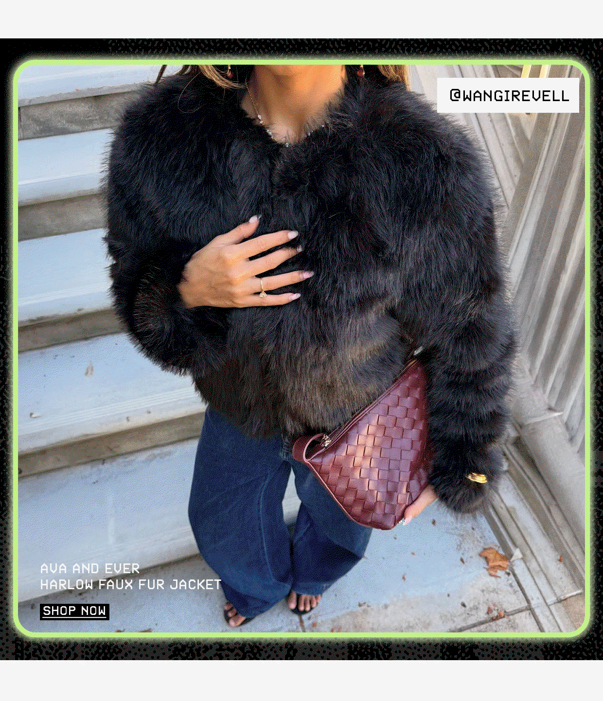 Ava And Ever Harlow Faux Fur Jacket