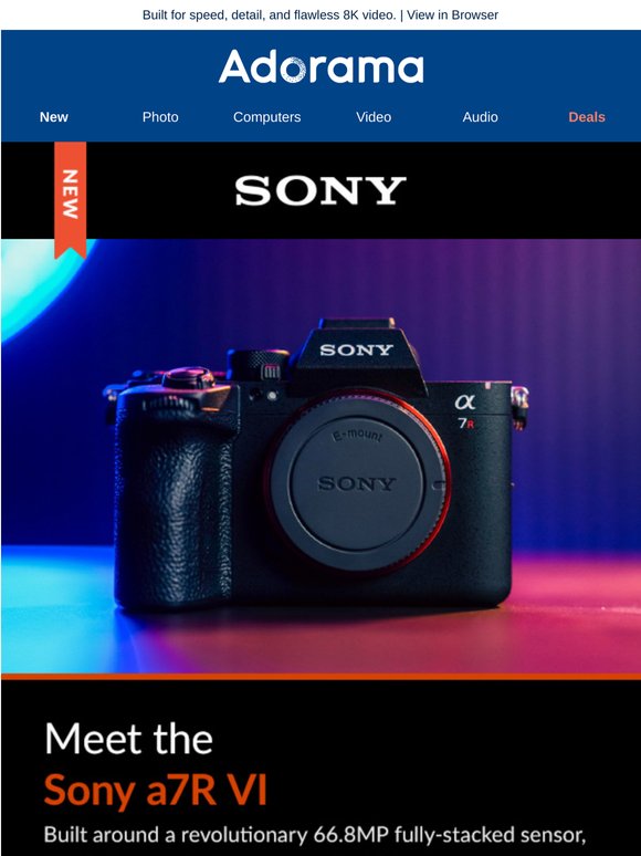 Meet the Sony a7R VI