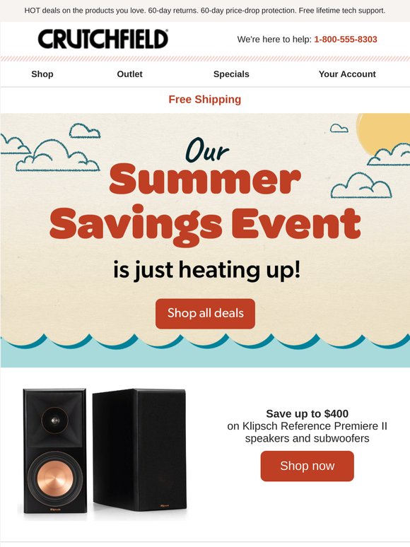 Our Summer Savings Event is just heating up ☀️