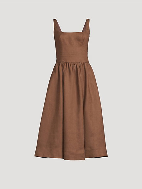 Janu Linen Midi Dress