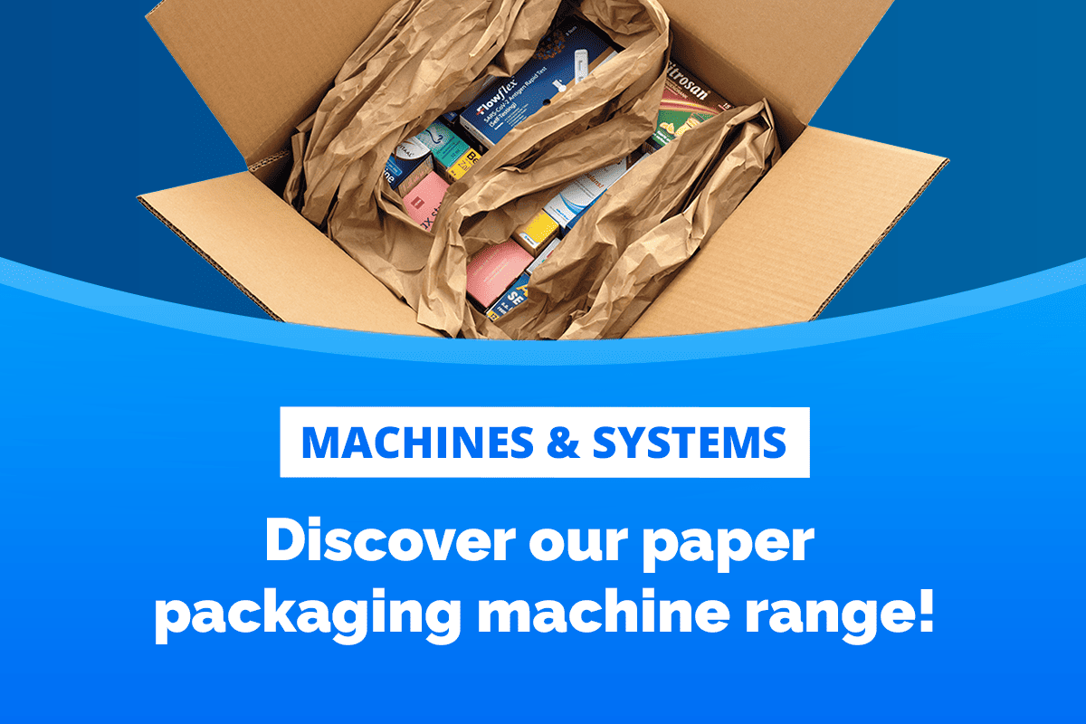 Machines & Systems - Discover our paper packaging machine range!