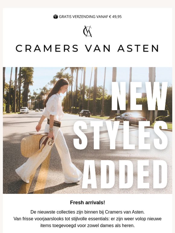 Fresh arrivals voor jouw voorjaarsgarderobe