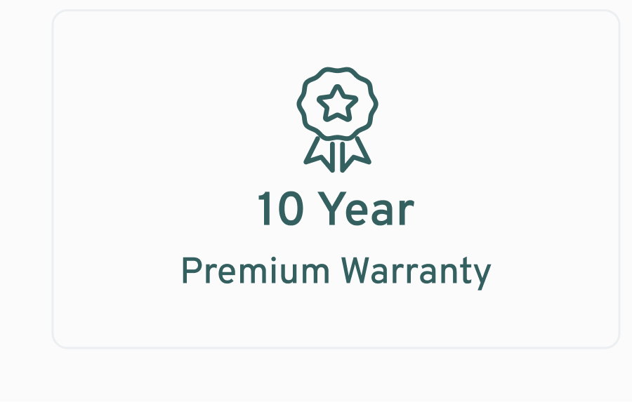 10 Year Warranty