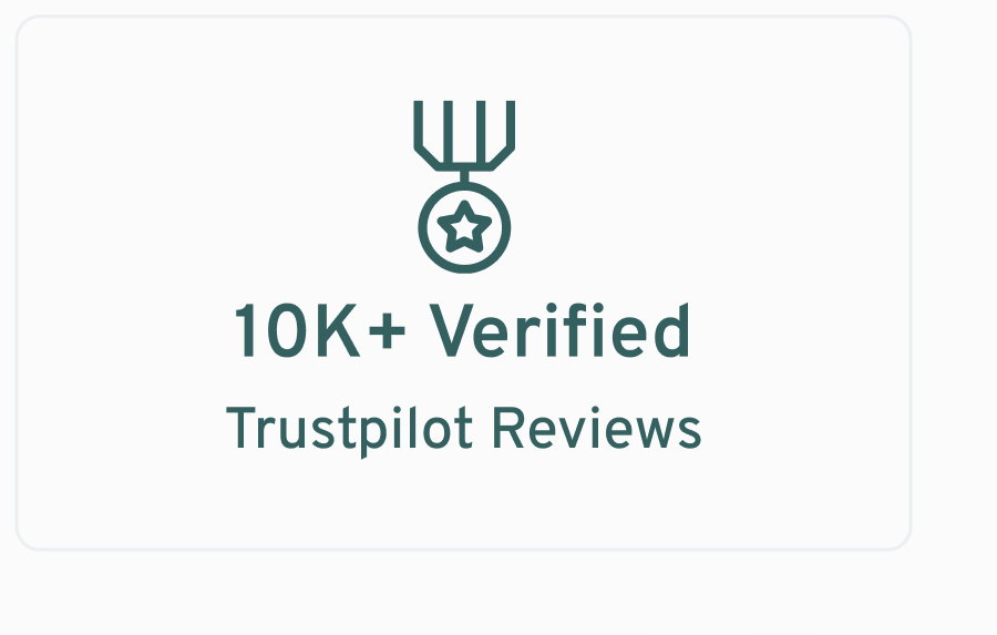 10K+ Verified Reviews