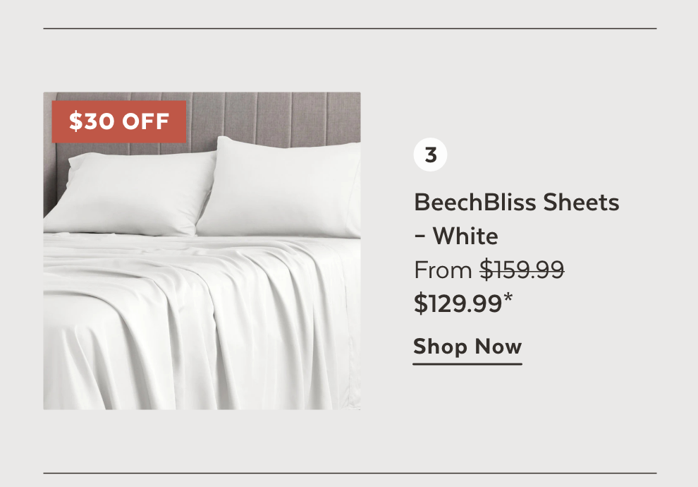 BeechBliss Sheets – White