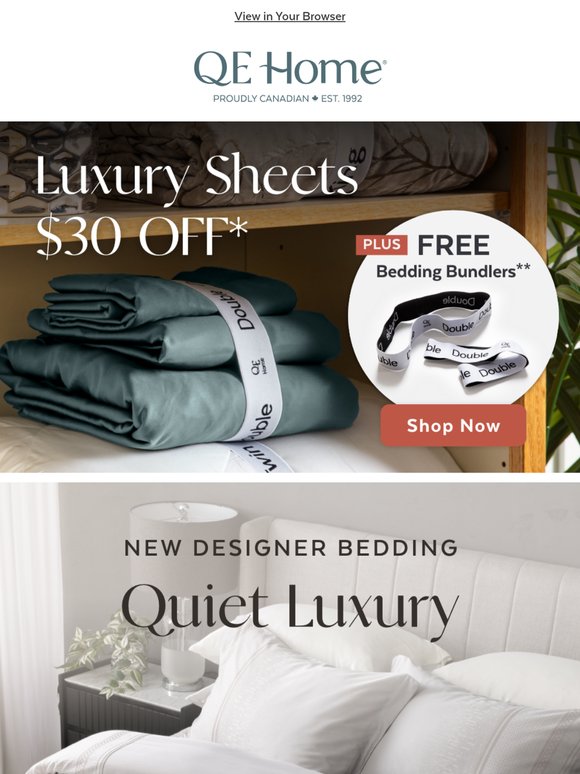 Dress your bed in luxury: Discover Renley 🩶