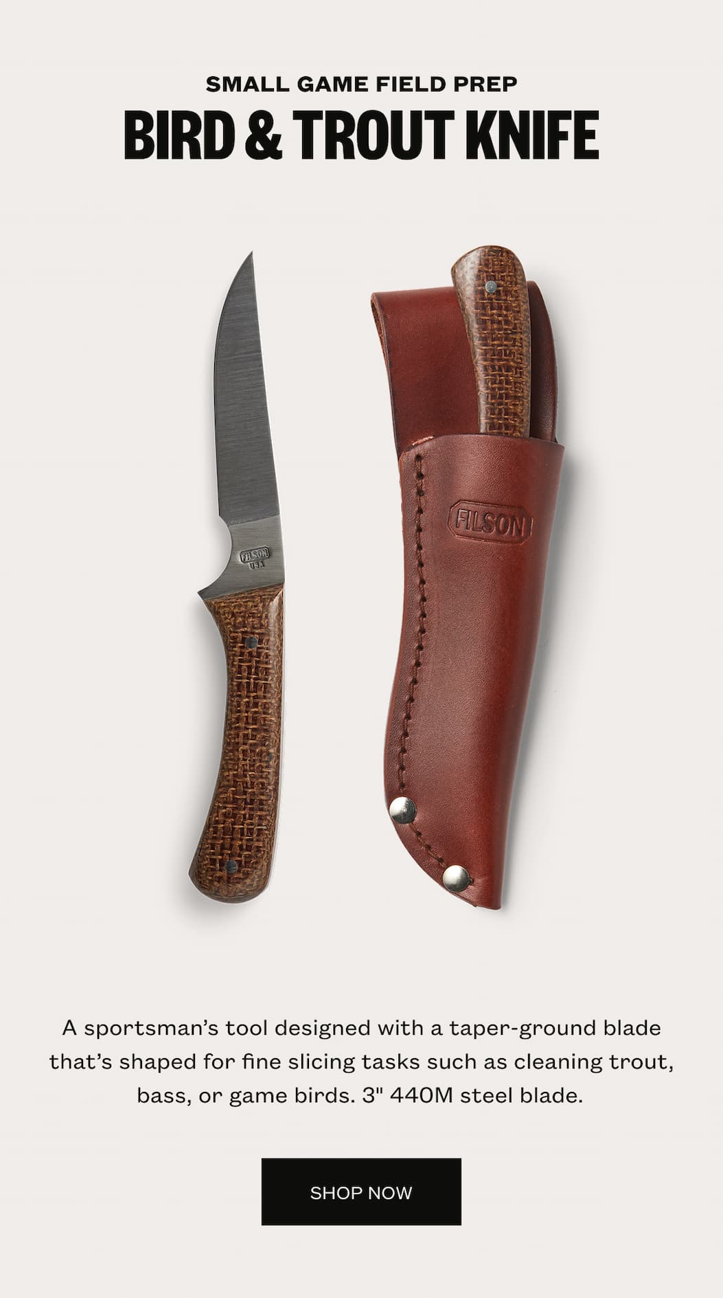 Bird & Trout Knife
