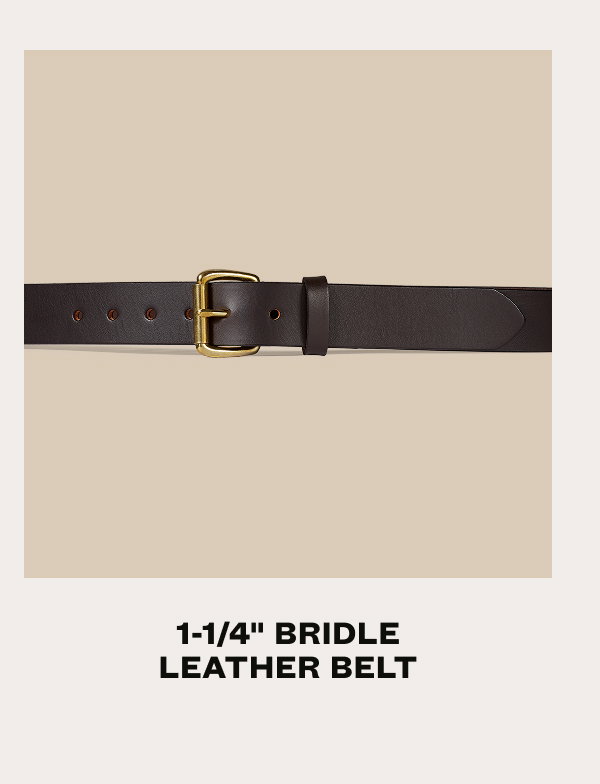 1 1/4 Bridle Leather Belt