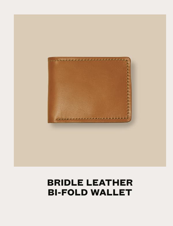 Bridle Leather Bi-Fold Wallet