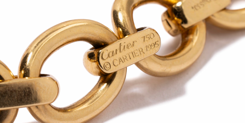 Vintage Cartier Necklace close-up