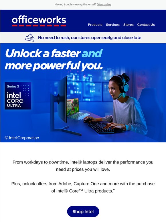 Value-packed laptops with Intel® Core™ performance