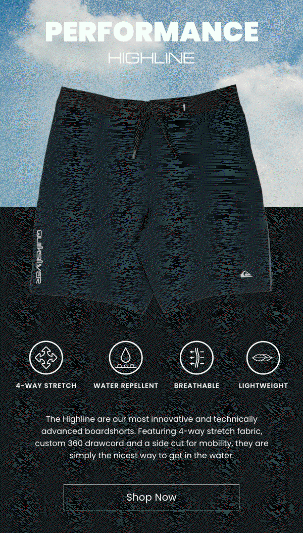 Highline Boardshorts - Our Most Innovative And Technically Advanced Boardshort