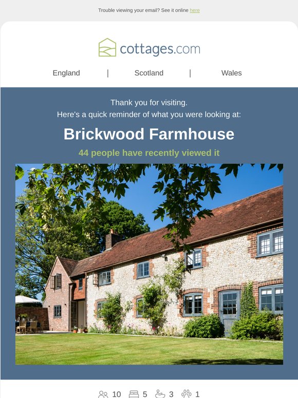 Thank you for visiting cottages.com