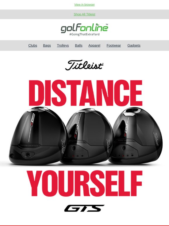 🆕Titleist GTS Is Here. Pre-Order Now.