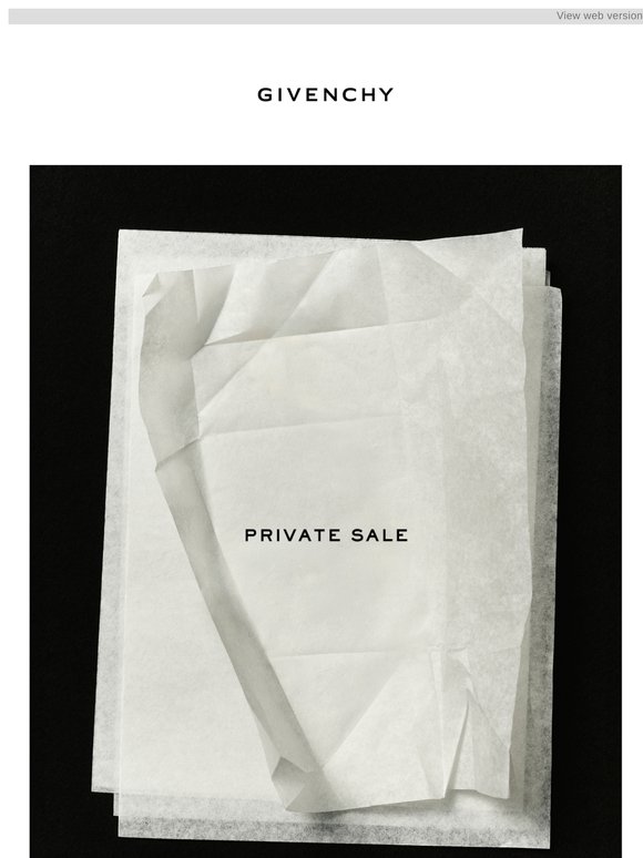 Private Sale