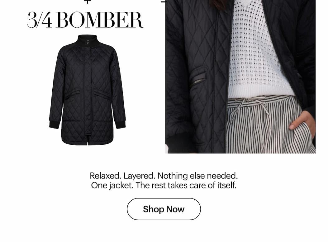 3/4 Bomber Insulated Jacket