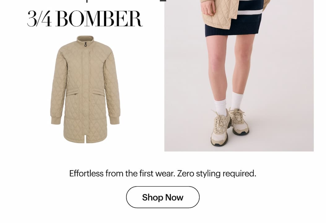 3/4 Bomber Insulated Jacket