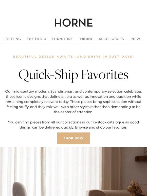 Shop our quick-ship favorites