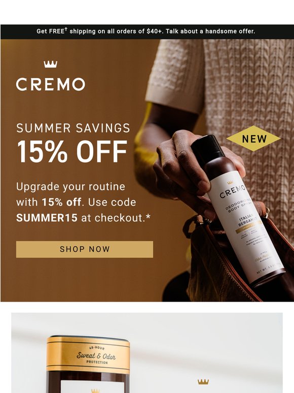 The scent of summer savings