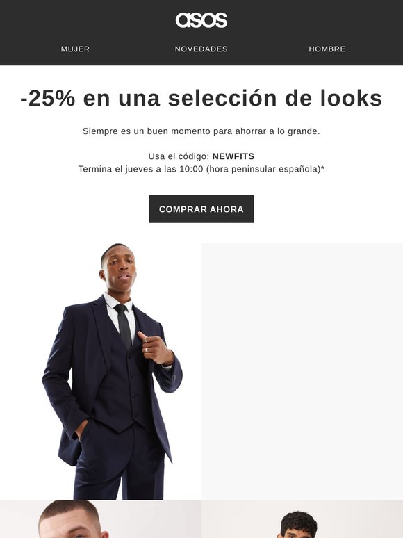 -25% en una selección de looks