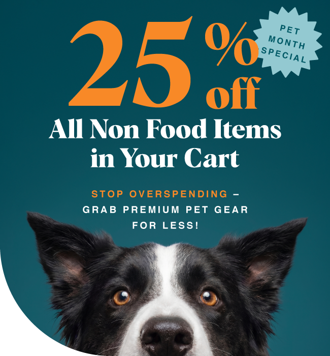 25% OFF all non-food items
