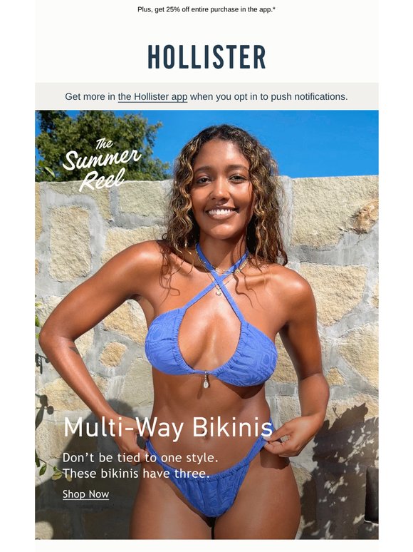 Multi-way bikinis all summer long 👙