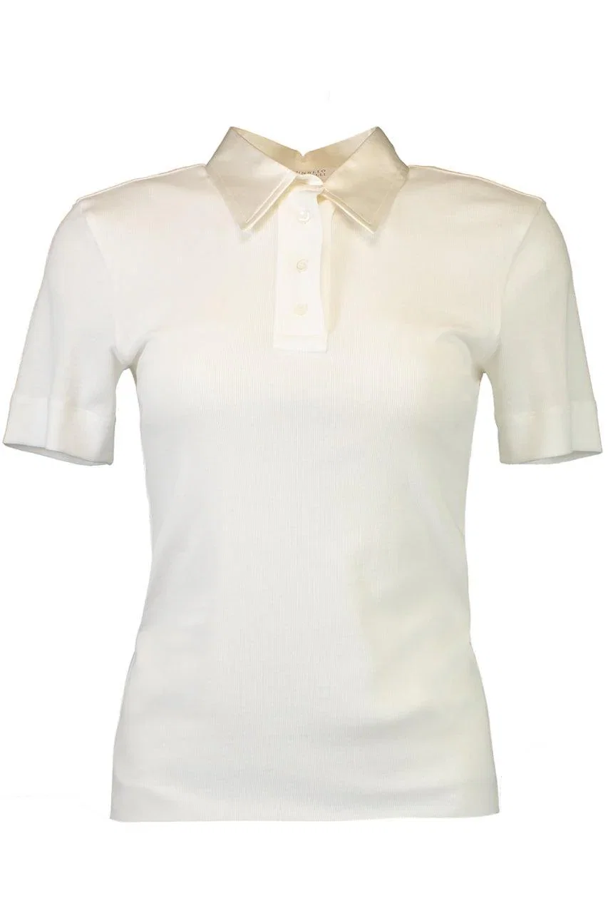 Image of fitted rib polo