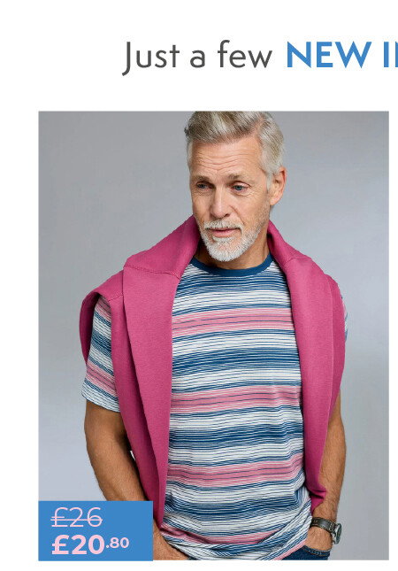 Pure Cotton Ombre Stripe T-Shirt