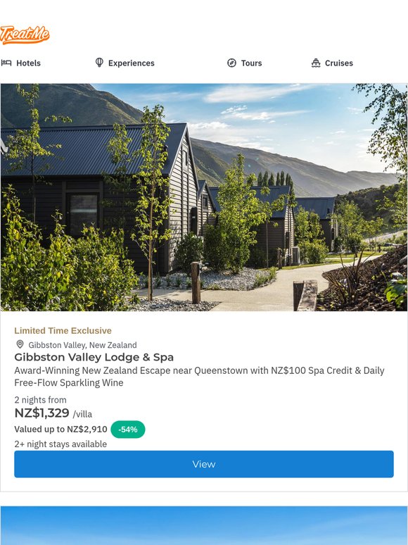 NZ: Award-Winning Wine Country Stay w. Daily Breakfast & Free-Flow Sparkling Wine