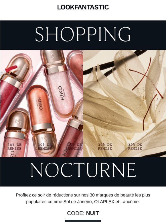-30 % sur 30 marques best-sellers
