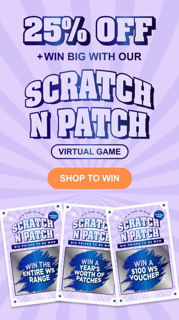 WIN BIG with Scratch N Patch. Shop to Win!