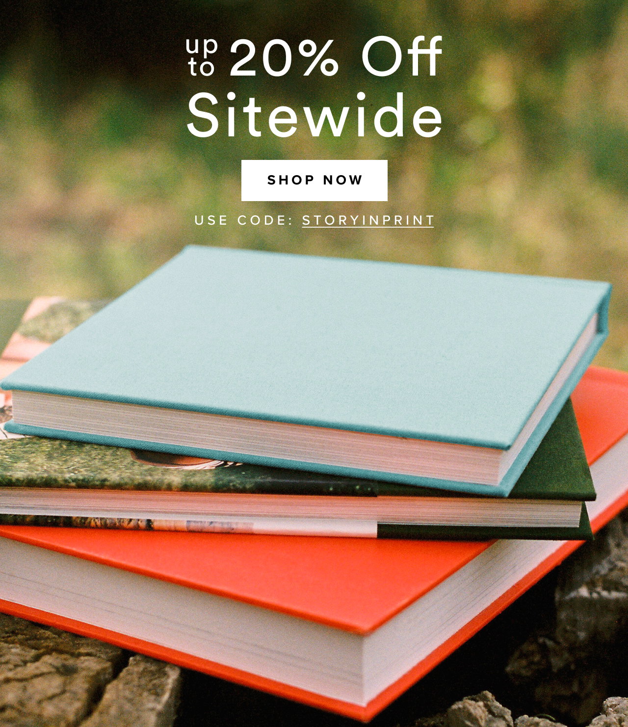 Up to 20% off sitewide