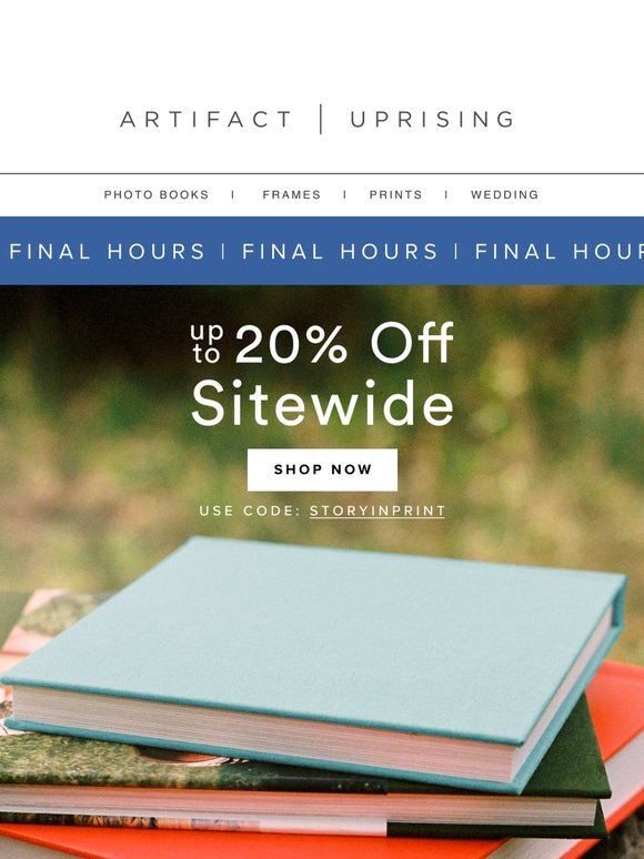 Up to 20% off your favorites