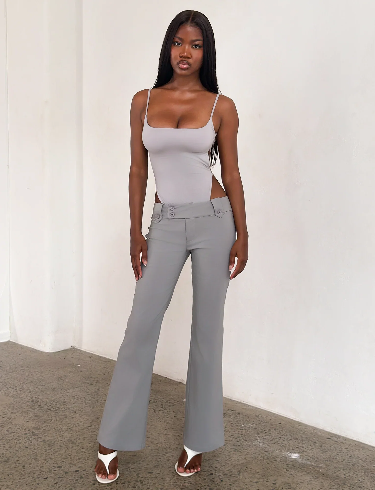 Image of KITTIE PANT - FROST GREY