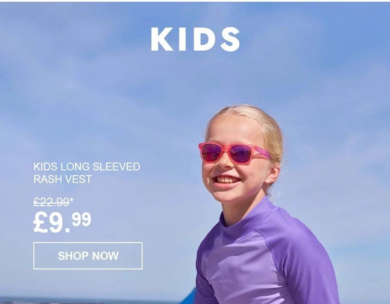 Kids Long Sleeved Rash Vest