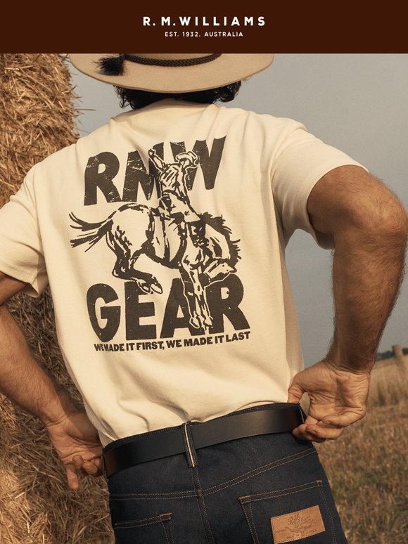 Graphic t-shirts drawn from the archive