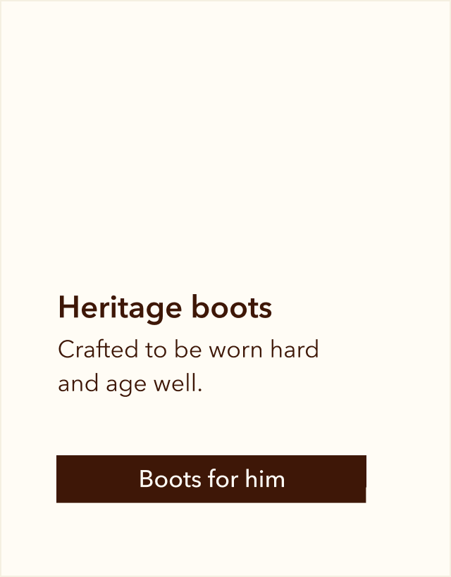 Crafted to be worn hard and age well.