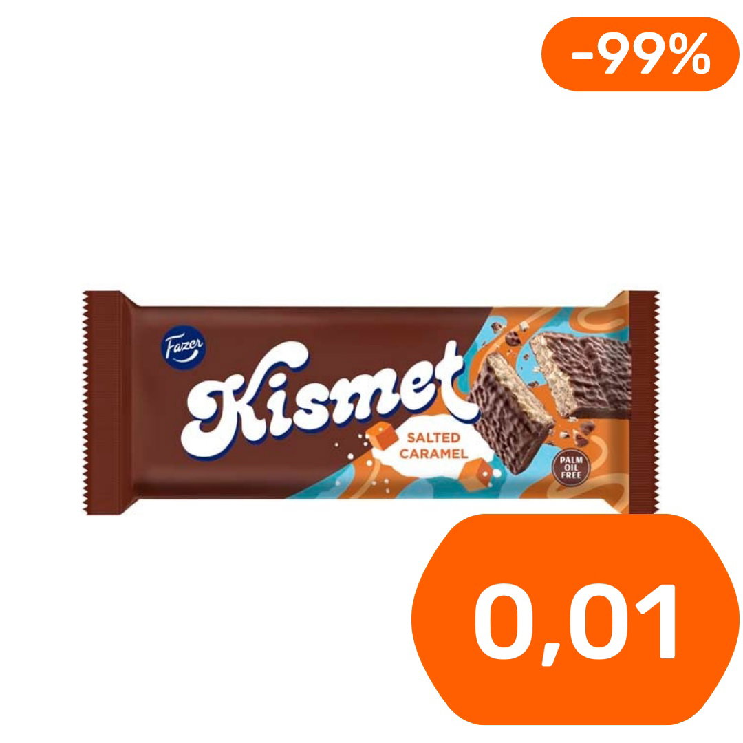 Fazer Kismet Salted Caramel suklaapatukka 41g