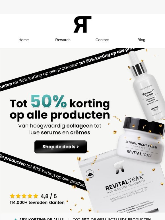 Geef je routine een boost met 25% korting