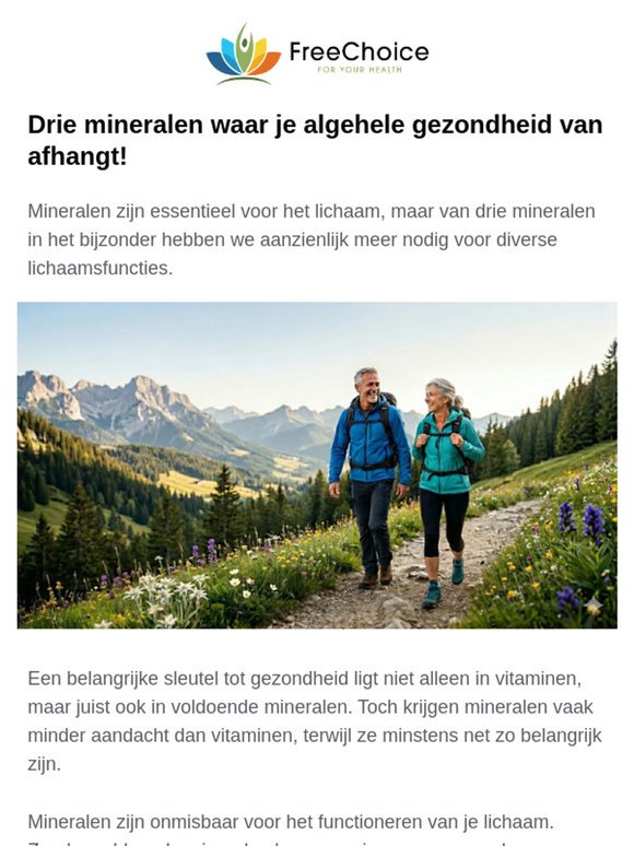 🪨 Drie mineralen waar je algehele gezondheid van afhangt!