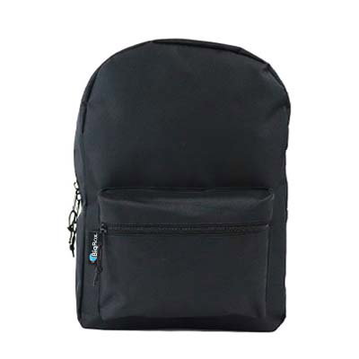 BigBox Basic School Backpacks, Black, 15"