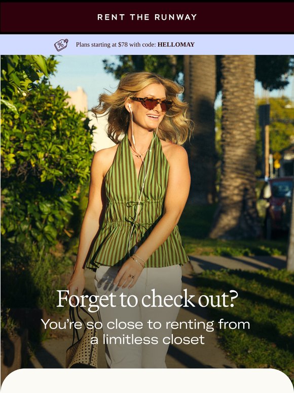 Forget to checkout?