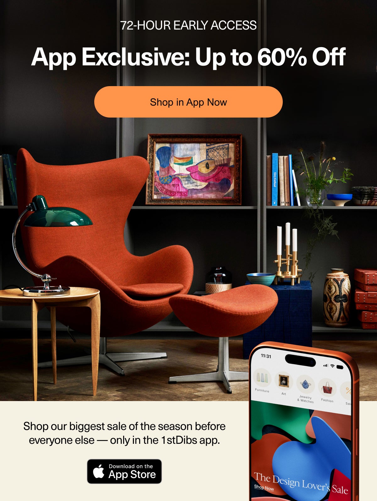 App Exclusive: Up to 60% Off