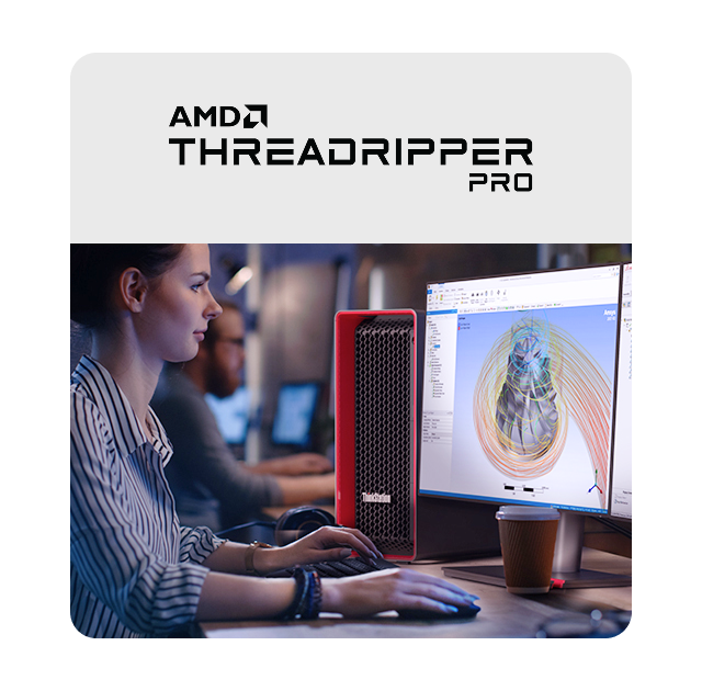 ThinkStation P8 powered by AMD Ryzen™ Threadripper™ PRO 