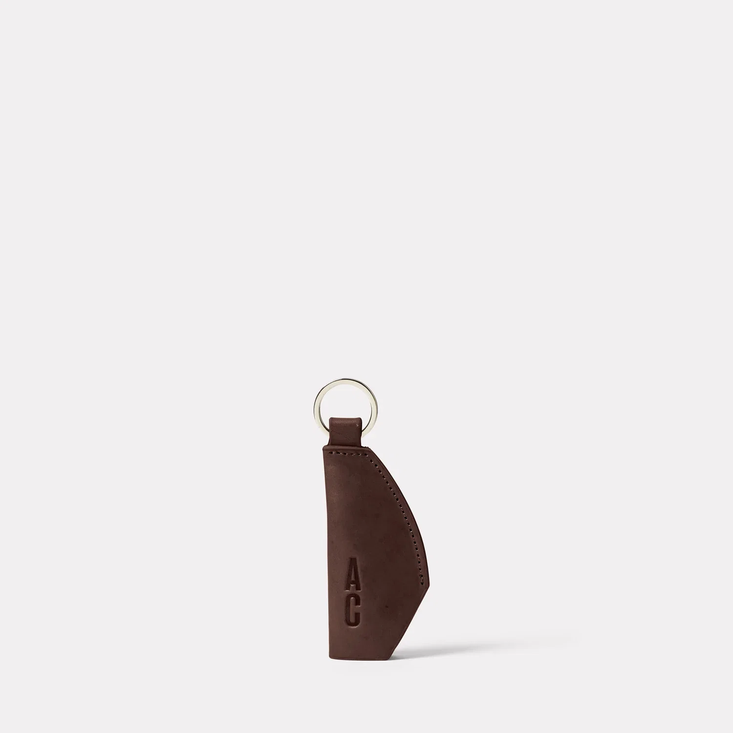 Image of Kenneth Leather Key Fob in Bog
