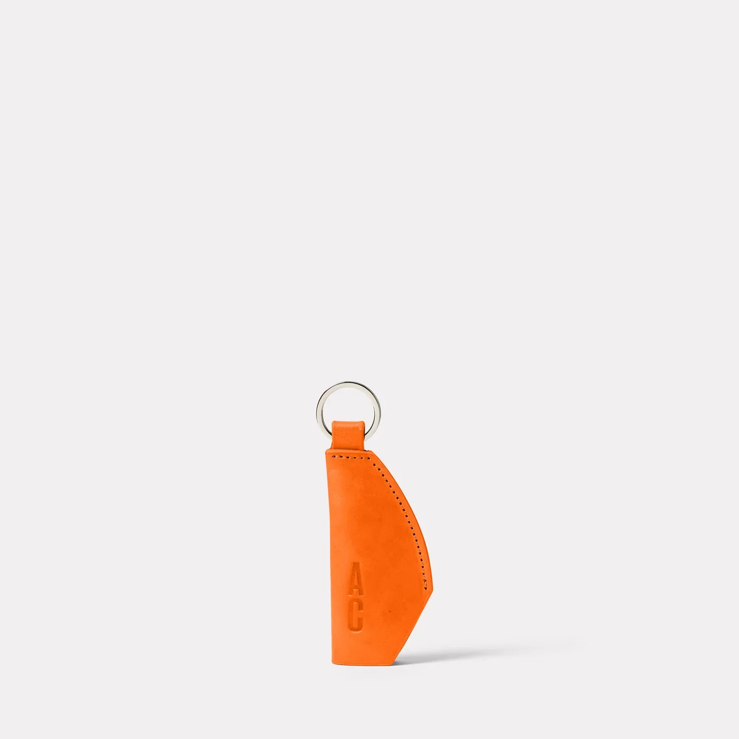 Image of Kenneth Leather Key Fob in Flame