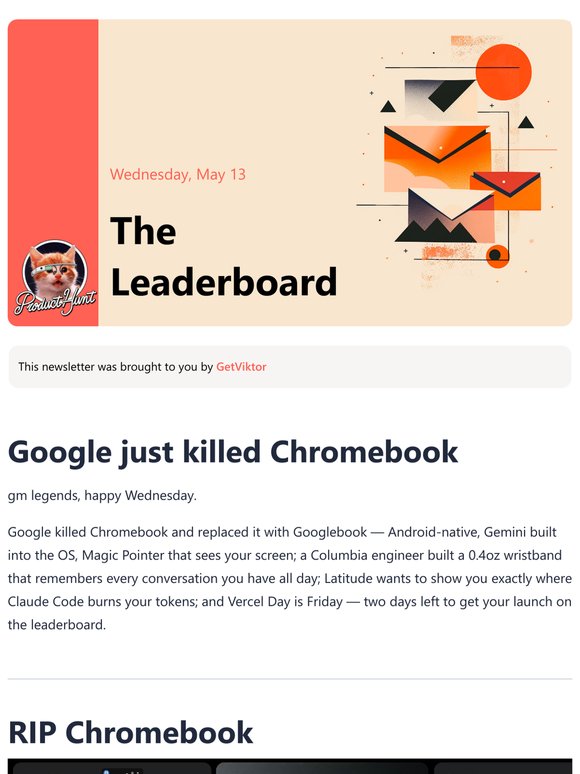 😸 Google just killed Chromebook