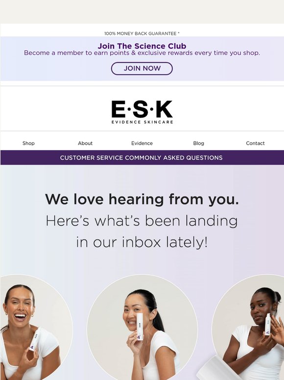 The ESK inbox is buzzing with these questions…
