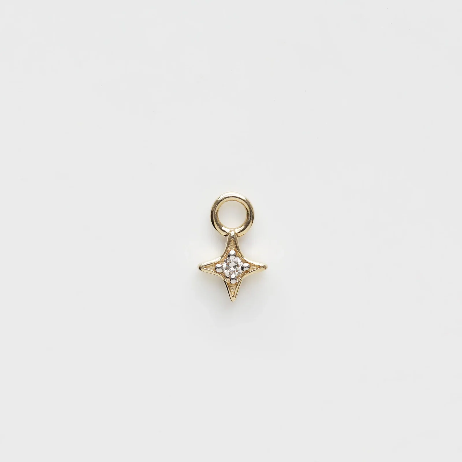 Image of Diamond Star Hoop Charm